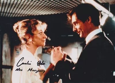 Caroline Bliss 007 James Bond Miss Moneypenny Signed Autograph Living Daylights • $1