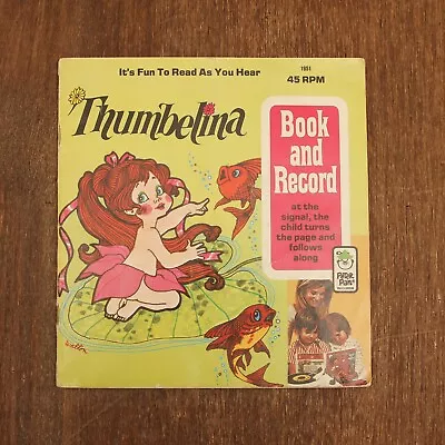 Vintage Thumbelina |  Peter Pan Books And Recording 45 RPM • $10