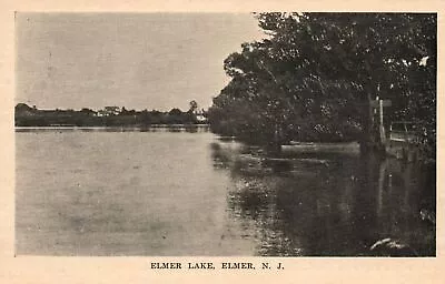 Vintage Postcard 1930's Elmer Lake Salem County Elmer New Jersey A.M. Simon • $8.09