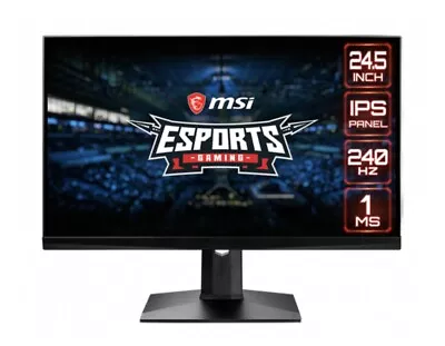 MSI Optix MAG251RX  ESports Gaming Monitor 24.5” 1080p IPS Panel And 24Hz • £123.99