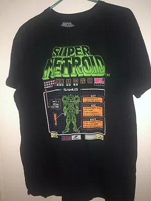 Super Metroid T-Shirt Super Nintendo SNES (Size XL 2017) • $29