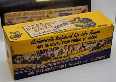 Vintage Plastic Marine Patrol Boat Mint In 1954 MPC-Multiple Box • $325