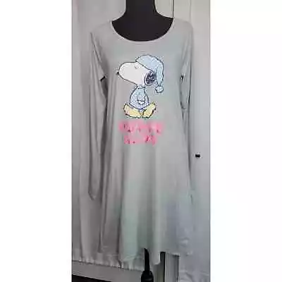 Peanuts Snoopy  Pajamas All Day  Nightshirt - XS - Nite Nite Munki Munki NWOT • $30