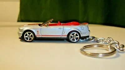 2007  FORD MUSTANG SHELBY  GT500 Keychain SILVER Key Ring Diecast 1/64 SCALE • $14.95