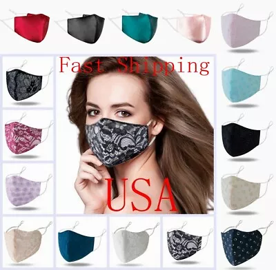 Fashion Face Mask Breathable Cloth Mouth Cover Reusable Washable Covering Unisex • $4.86