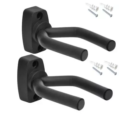 2-PACK Guitar Hanger Hook Holder Wall Mount Display W/Hardware • $7.91