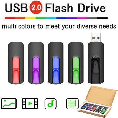 5/10Pack 8GB 16GB 32GB USB 2.0 Flash Drive Memory Stick Data Storage Pen Drives  • $15.17