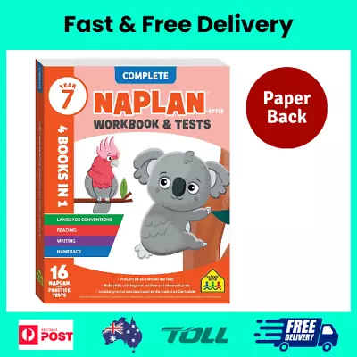 Year 7 Naplan*-Style Complete Workbook And Tests • $24.81