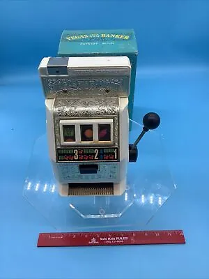 $28.99 • Buy Vintage Vegas One Arm Bandit Ten Cent Slot Machine Bank 1972,tested 30
