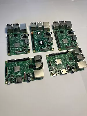 Raspberry Pi 3 Model B V1.2 Lot Of Five • $41