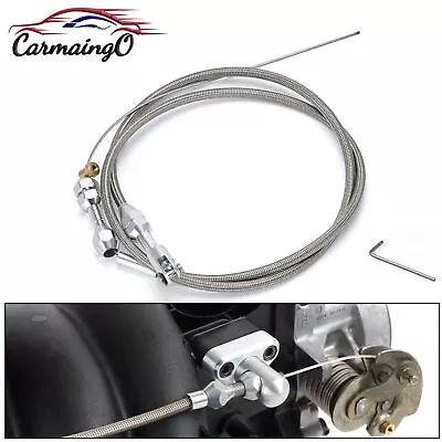 36'' Throttle Cable For Chevy 4.8L 5.3L 6.0L 5.7L LS1 Swap Conversion Stainless • $14.99