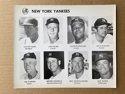 NY Yankees 8x10 Player Photos - Mantle Murcer Munson Aker Kekich • $45