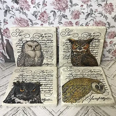 £18 • Buy Owl Stone Coasters
