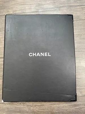 CHANEL Store Binder Black  W/ Makeup Tutorial Book 28x23x5cm USED • $200