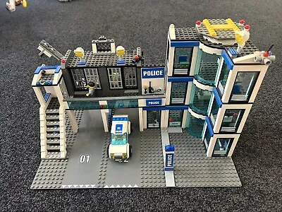 Lego City Set 7498 Police Station- Prebuilt Some Missing. Sold As Is. • $100