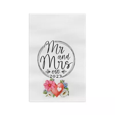 Mr. & Mrs. Kitchen Tea Towel Wedding Shower Gift2023 Wedding Gift For Married • $15.16