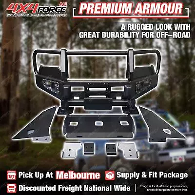 Premium Armor Bullbar Skid Plate 3 LOOP For Toyota Hilux Rocoo MEL Stock • $1150