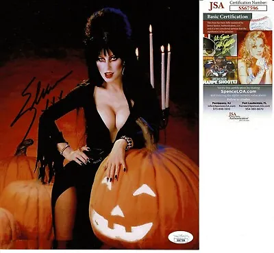 Cassandra Peterson Signed 8x10  Photo   Elvira   Jsa Coa • $149.99