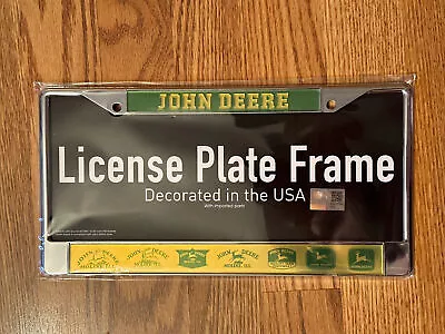New! WinCraft John Deere License Plate Frame Vintage • $25.61
