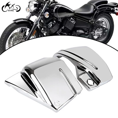 $32.98 • Buy L&R Chrome Battery Side Fairing Cover For Yamaha V Star 650 XVS650AT Silverado