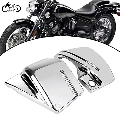 L&R Chrome Battery Side Fairing Cover For Yamaha V Star 650 XVS650AT Silverado • $32.70