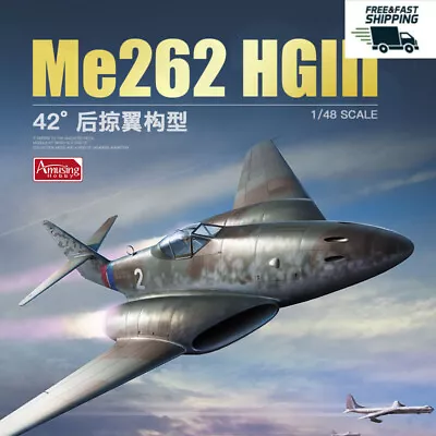 Amusing 48A003 1/48 Messerschmit Me262 HGIII Plastic Model • $33.99