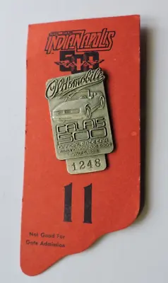 Indy 500 Silver Pit Badge 1985 #11 Back Up Card • $44