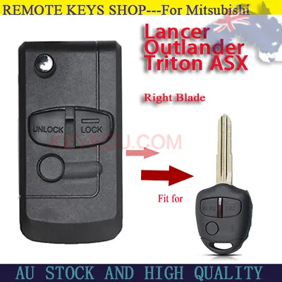 $15.66 • Buy Replacement Remote Key Shell Case For Mitsubishi Lancer Outlander Triton ASX 