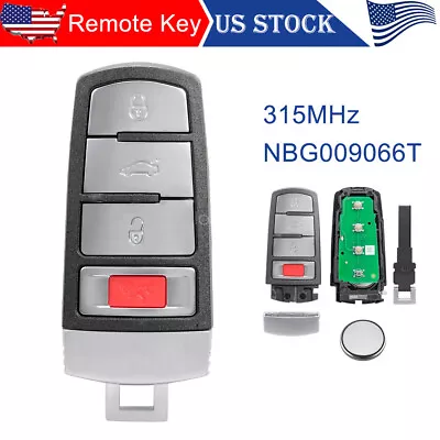 Remote Key Fob 4B For Volkswagen Passat CC 2006 2007 2008 2009 2010 2011 2012 • $15.88