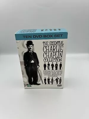 The Essential Charlie Chaplin Collection - 10 DVD Box Set 50 Legendary Films VGC • £17.99