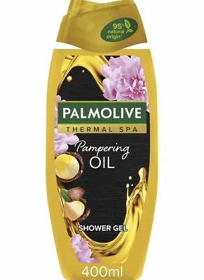 Palmolive Thermal Spa Pampering Oil With Macadamia Oils Shower Gel 400ml • £1.82