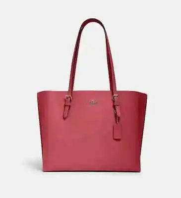Coach Mollie Gold/Strawberry Haze Double Face Leather Tote (1671) - NWT  • $307.72