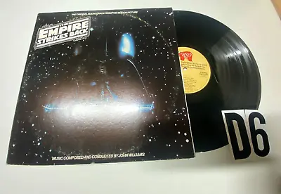 Star Wars The Empire Strikes Back Soundtrack Record Lp Original Vinyl Album • $49