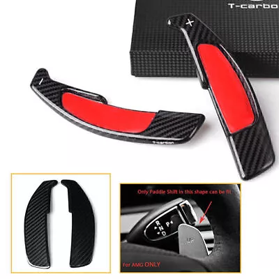 Steering Wheel Shift Paddle Extension Carbon Fiber For Benz A45 G E CLA CLS AMG • £71.62