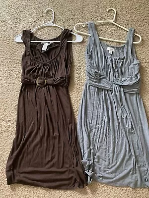 Loft & Max Studio Women Size Medium Sleeveless Scoop Neck  Dress- Brown & Grey • $12