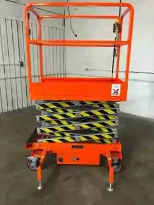 Free Shipping New 5 Star 22 Feet Max Lift Electric Scissor Lift Man Lift • $3950