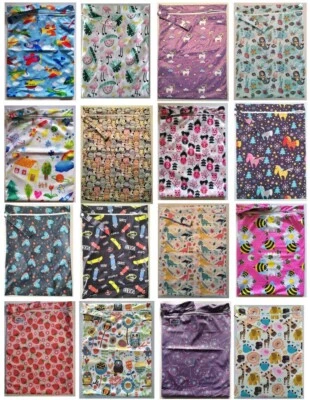 $8.25 • Buy 1 X Large Waterproof Kids Wet Bag 30cm X 40cm For Cloth Nappies, Books, Swimmers