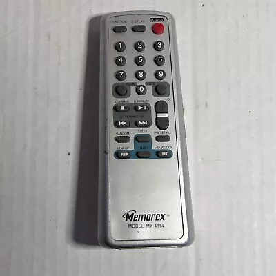 Memorex MX-4114 CD Audio Remote Control For Stereo Player MX4100 Series Radio • $9.99