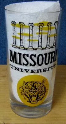 1967 Mizzou University Of Missouri Tigers Football Schedule On Glass MFA Oil • $14.95