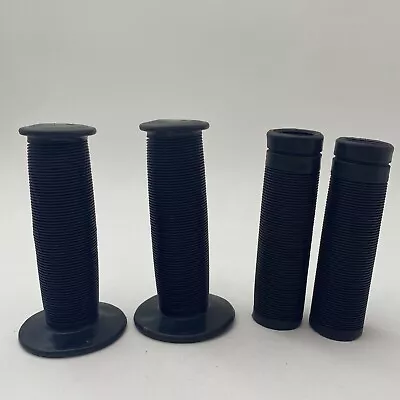 Vintage Old School BMX Grips Lot Mushroom Style Black Flange A46 • $27.99