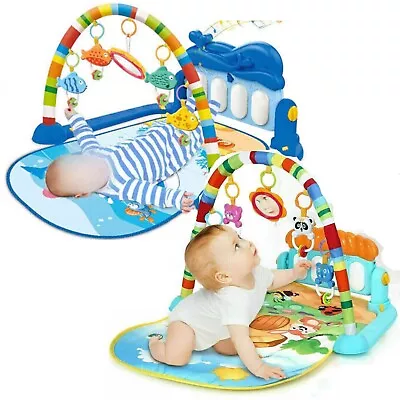 3 In 1  Activity Baby Gym Play Floor Mat Ball Pit & Toys Babies Boy Girl Playmat • £15.25