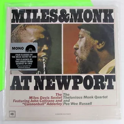 MILES & MONK At Newport 2014 LP NEW SEALED 180 Gram AUDIOPHILE Numbered A5674 • $40