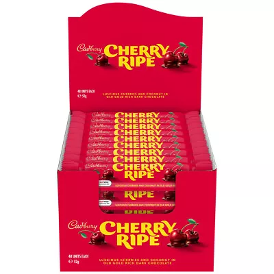 Cadbury Cherry Ripe 52g Box Of 48 • $86