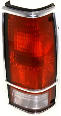 Fits S10 PICKUP 82-93 TAIL LAMP Psngr Side Lens And Housing W/ Chrome Trim • $52.95