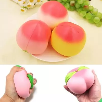 $6.20 • Buy 10cm Giant Slow-mounted Peach Mobile Phone Pendant Squishies