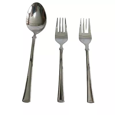 Mikasa Verona Stainless Flatware 1 Place Spoon 2 Salad Forks • $31.98