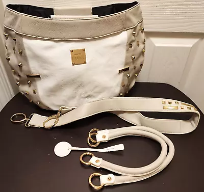 EUC - MICHE - Demi LUXE Bag Shell -  Baden  Ivory Shell Handles & Carabiners!! • $19.95