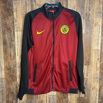 Manchester City Football Red Jacket Original Nike Men Size M • $40