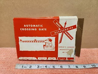 VTG Louis Marx & Co Automatic Crossing Gate Marx Railroad Accessories #428 • $19.99