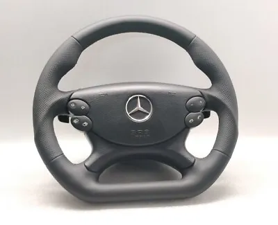 Mercedes Sl55 Amg Steering Wheel Flat Leather R230 Cls W211 S211 Clk W209 E55 • $935